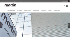 Desktop Screenshot of martin-metall.de